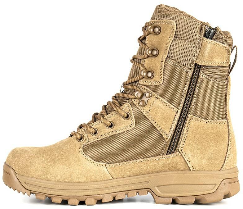 LAPG Men's Sector 8" Coyote Tan Side-Zip Duty Boot