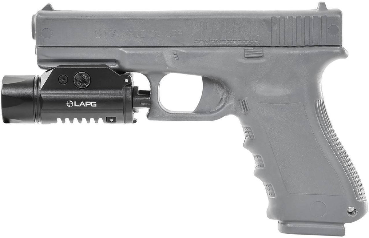 LAPG SlideRail XWL 800 Lumen Tactical Weaponlight with Strobe Function