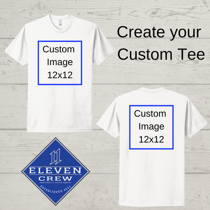 11 Crew custom apparel detail
