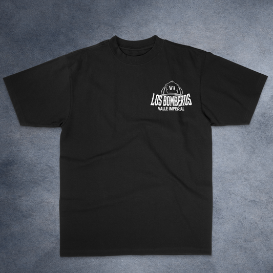 Los Bomberos La Virgen Tee, Los Bomberos firefighter tee