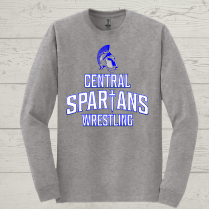 Central Spartans Wrestling Long Sleeve, Central Spartans spirit gear