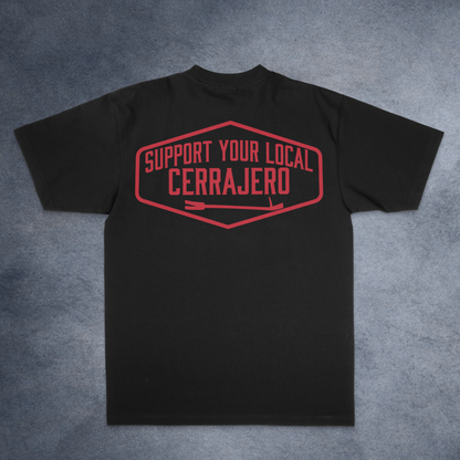 Los Bomberos Support Your Local Cerrajero Tee, Los Bomberos firefighter tee