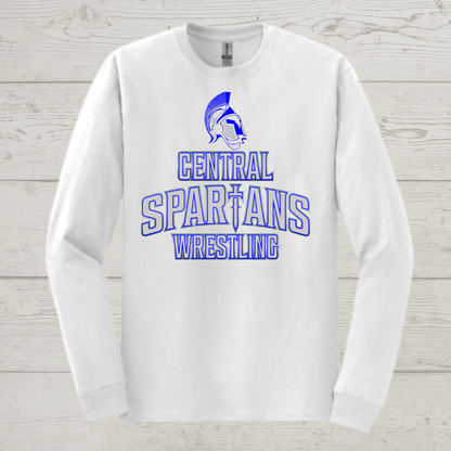 Central Spartans Wrestling Long Sleeve, Central Spartans spirit gear