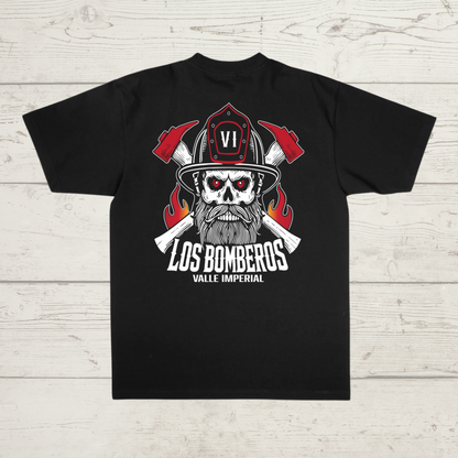 Los Bomberos Bearded Tee, Los Bomberos firefighter tee