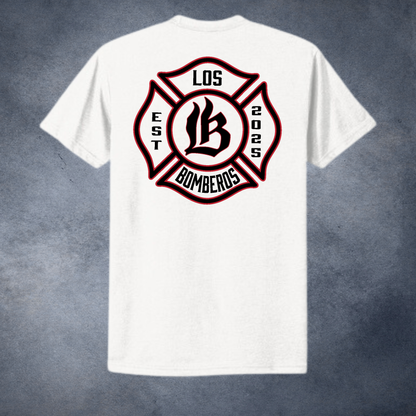 Los Bomberos Maltese Tee, Los Bomberos firefighter tee