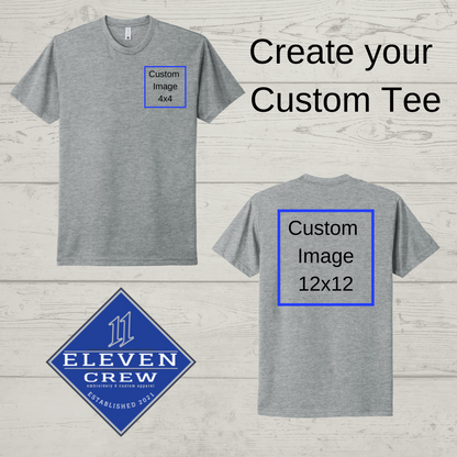 11 Crew custom apparel detail