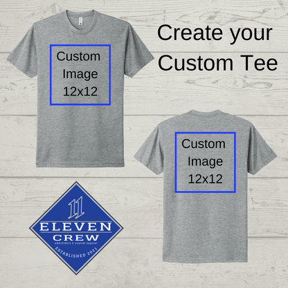 11 Crew custom apparel detail