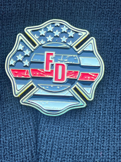 Fire Challenge Coin, Los Bomberos firefighter gear