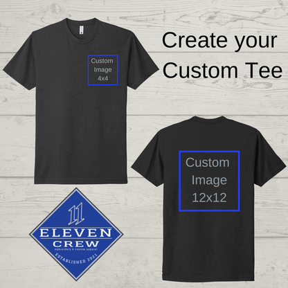 11 Crew custom apparel detail