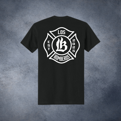 Los Bomberos Maltese Tee, Los Bomberos firefighter tee