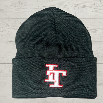 Imperial Tigers Beanie, Black & Red, Imperial Tigers spirit gear