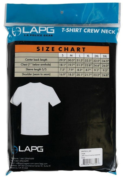 LAPG Men's 3 Pack Of Crew Neck Short Sleeve T-Shirts