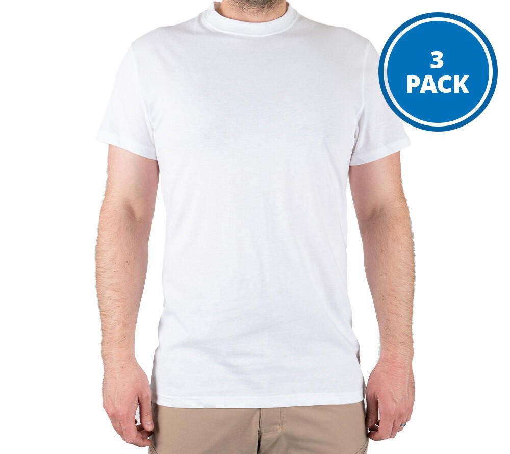 LAPG Men's 3 Pack Of Crew Neck Short Sleeve T-Shirts