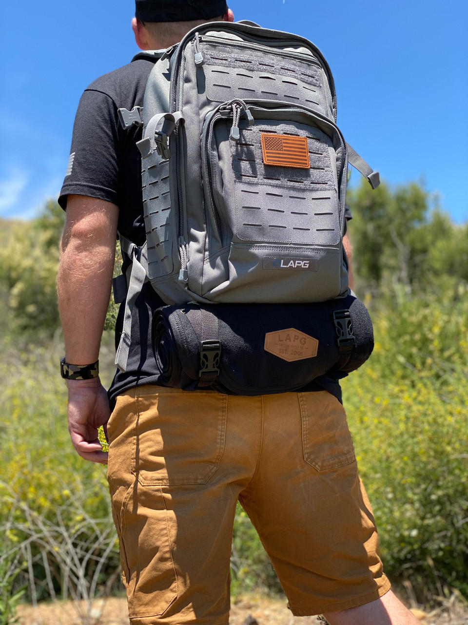 LA Police Gear Atlas 12 Hour Tactical MOLLE Backpack