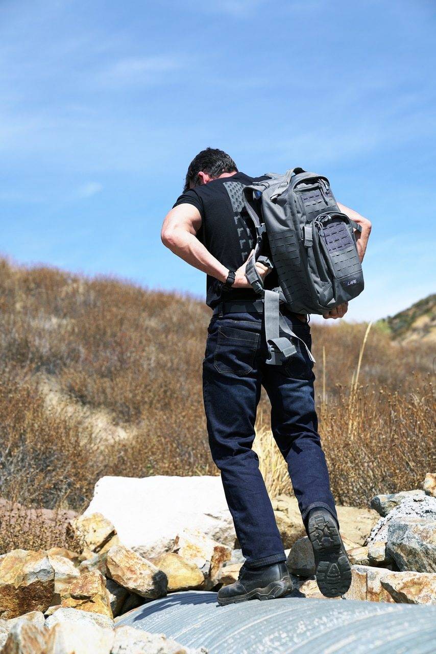 LA Police Gear Atlas 24 Hour Tactical MOLLE Backpack