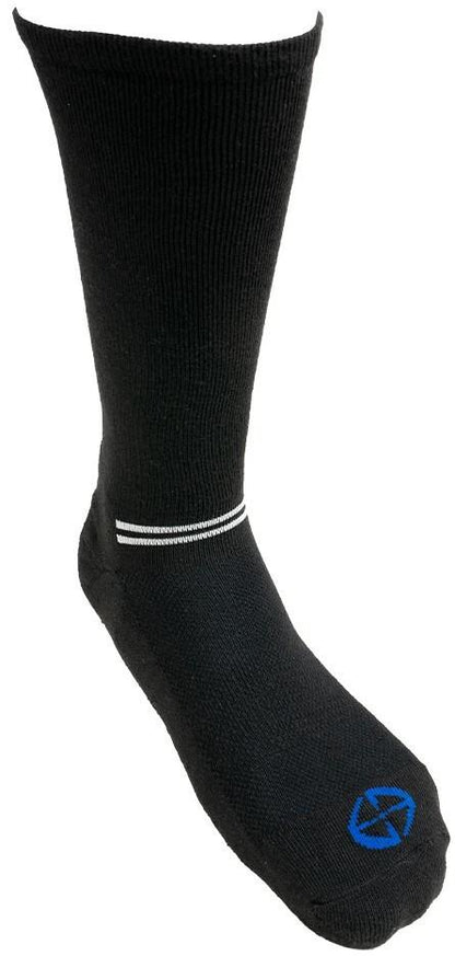 LAPG Black Crew Length Socks