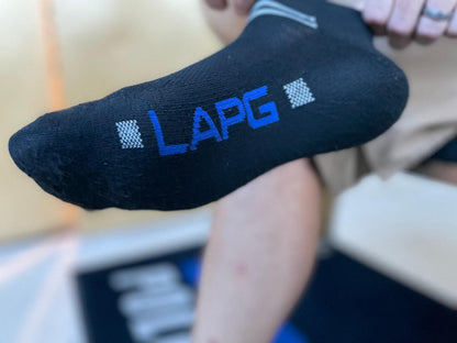 LAPG Black Low Cut Ankle Socks