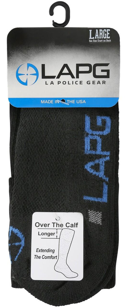 LAPG Black Over The Calf Socks