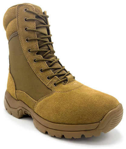 LAPG Men's Core 8" Coyote Tan Side-Zip Duty Boot