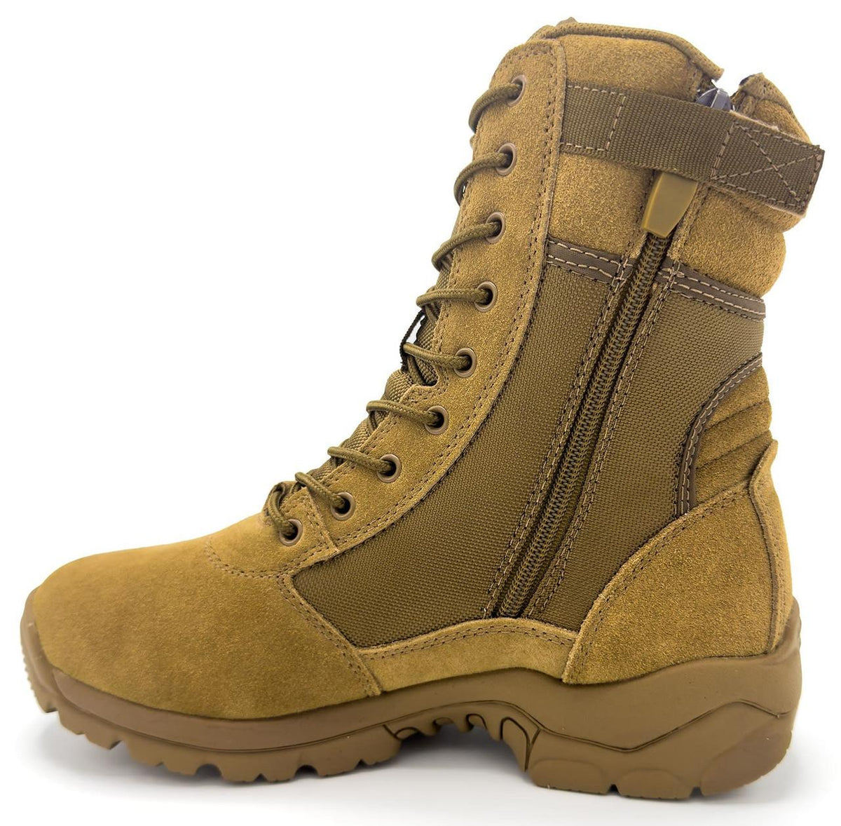 LAPG Men's Core 8" Coyote Tan Side-Zip Duty Boot