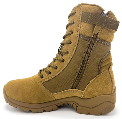 LAPG Men's Core 8" Coyote Tan Side-Zip Duty Boot