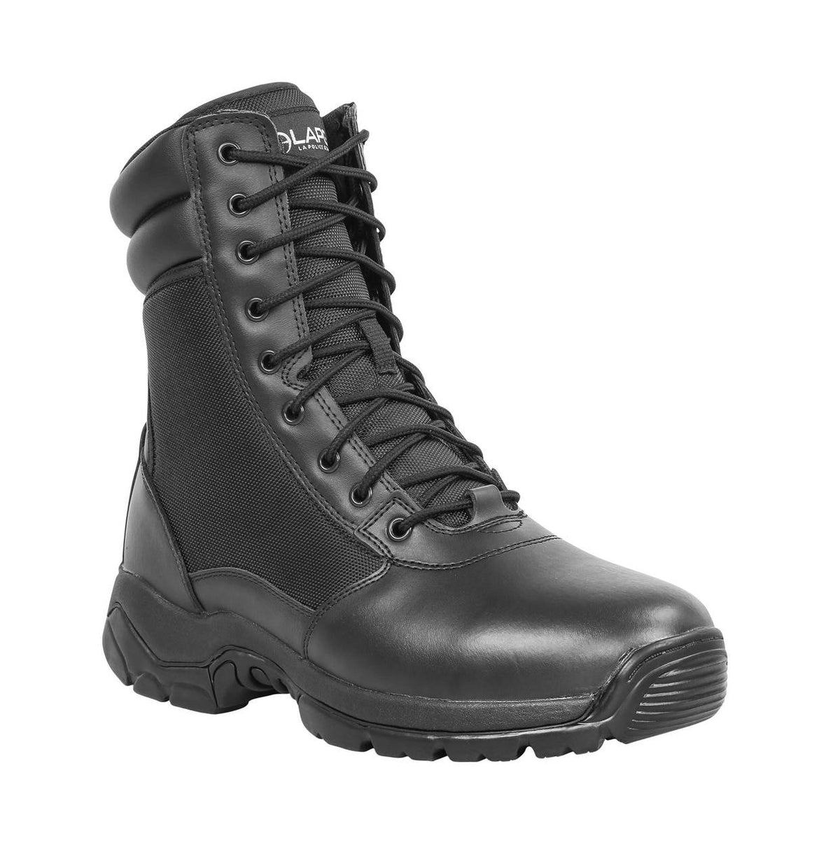 LAPG Men's Core 8" Black Side-Zip Duty Boot