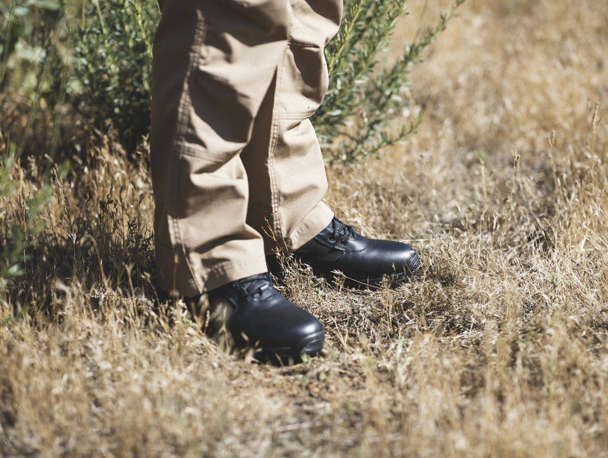 LAPG Men's Core 8" Black Side-Zip Duty Boot