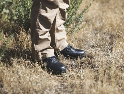 LAPG Men's Core 8" Black Side-Zip Duty Boot