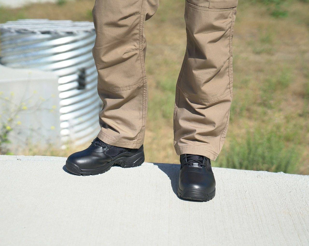 LAPG Men's Core 8" Black Side-Zip Duty Boot
