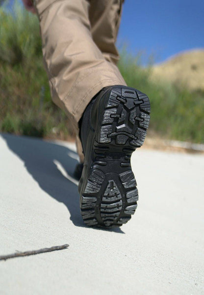 LAPG Men's Core 8" Black Side-Zip Duty Boot