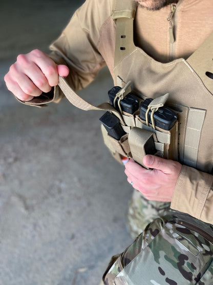 LAPG Double Kangaroo M4 Magazine MOLLE Pouch