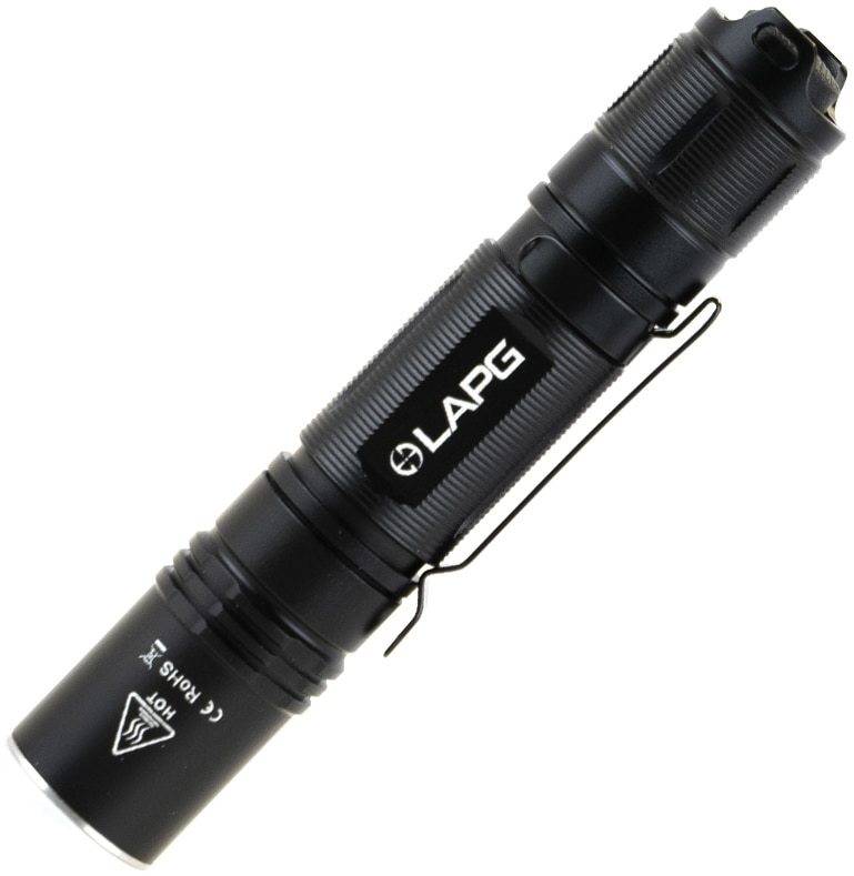 LAPG F-2 700 Lumen Compact EDC Flashlight with Rechargeable Battery