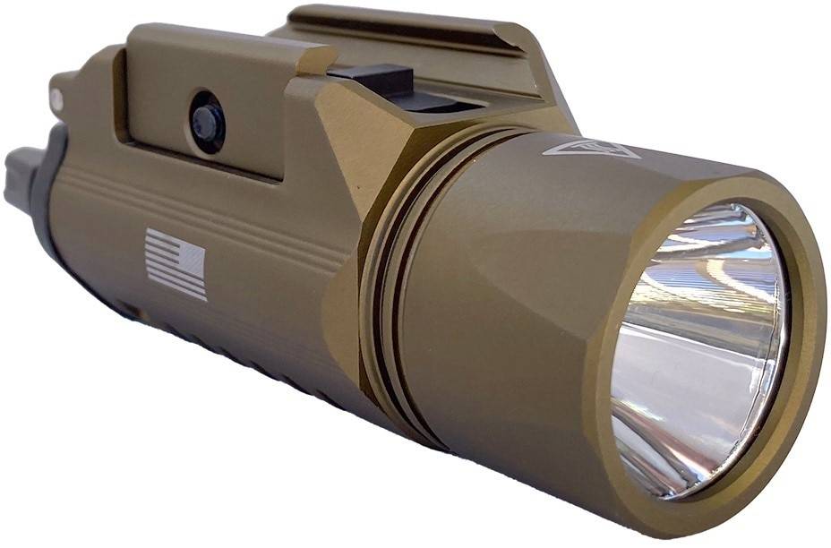 LAPG FDE SlideRail XWL 800 Lumen Tactical Weaponlight