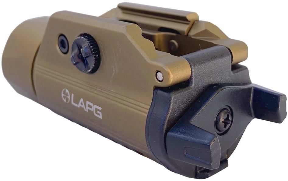 LAPG FDE SlideRail XWL 800 Lumen Tactical Weaponlight