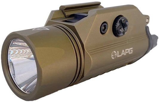 LAPG FDE SlideRail XWL 800 Lumen Tactical Weaponlight