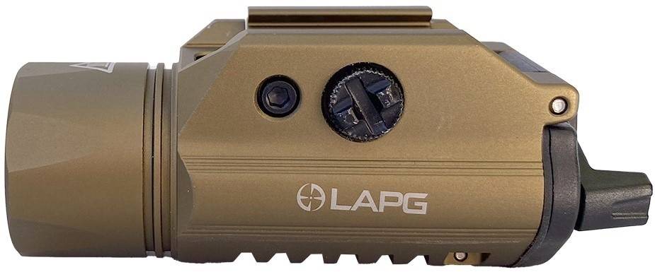 LAPG FDE SlideRail XWL 800 Lumen Tactical Weaponlight