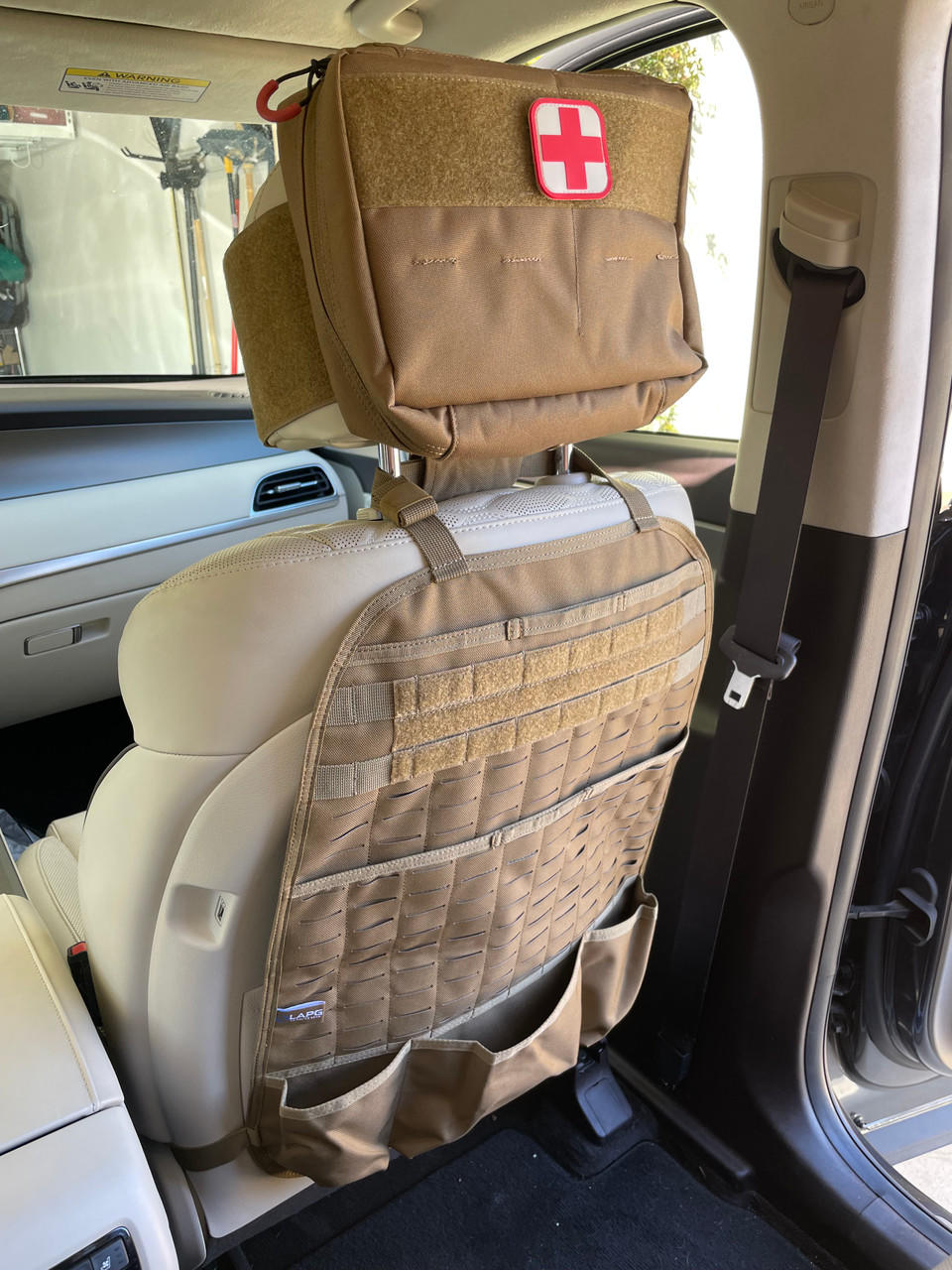 LAPG Large Headrest Medical MOLLE/Rip Away Pouch