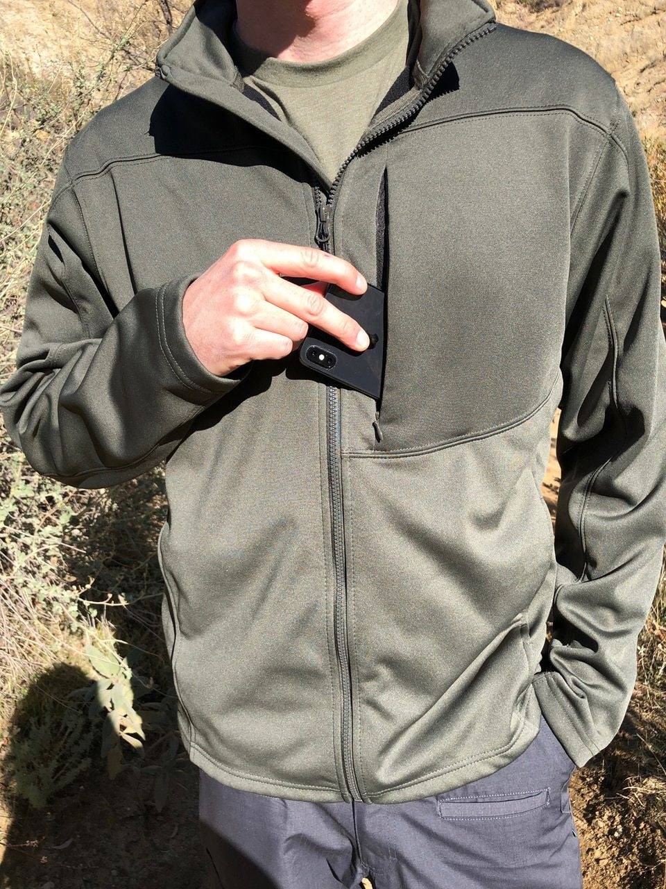 LAPG Men's Fleece Soft Shell Jacket