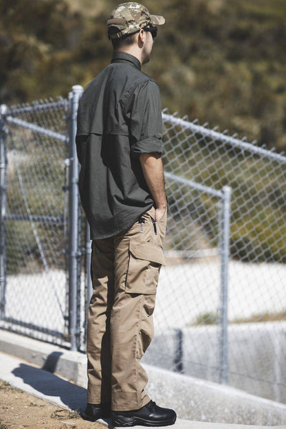 LAPG Men's Long Sleeve Button Up Tactical Field Shirt 2.0