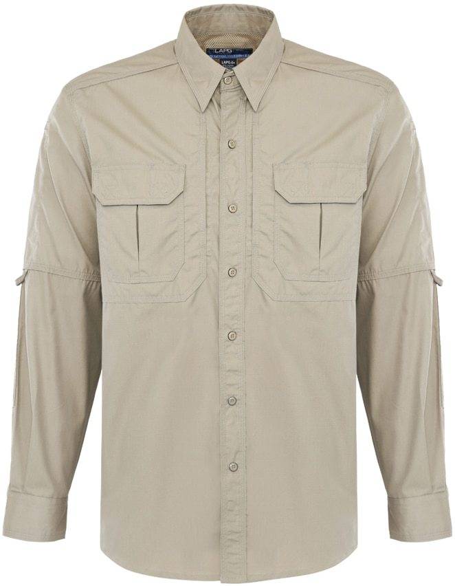 LAPG Men's Long Sleeve Button Up Tactical Field Shirt 2.0