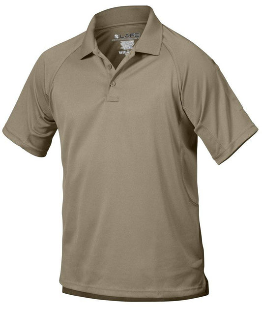 LAPG Men's Operator Tactical Performance Short Sleeve Polo Shirt