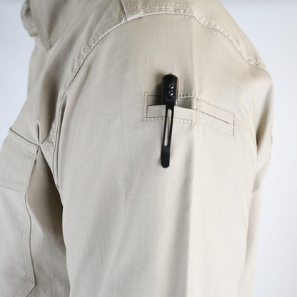 LAPG Men's Battle Rattle Stretch Short Sleeve Button Up Field Shirt