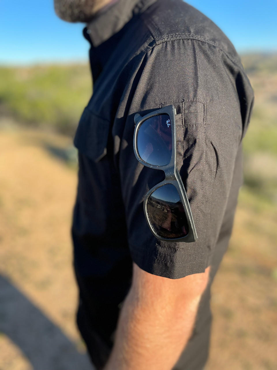 LAPG Men's Short Sleeve Button Up Tactical Field Shirt 2.0