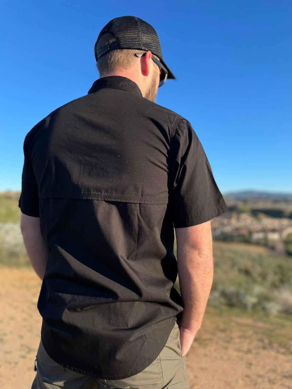 LAPG Men's Short Sleeve Button Up Tactical Field Shirt 2.0