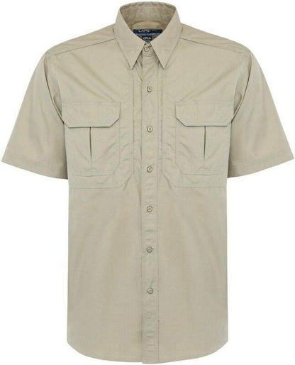 LAPG Men's Short Sleeve Button Up Tactical Field Shirt 2.0