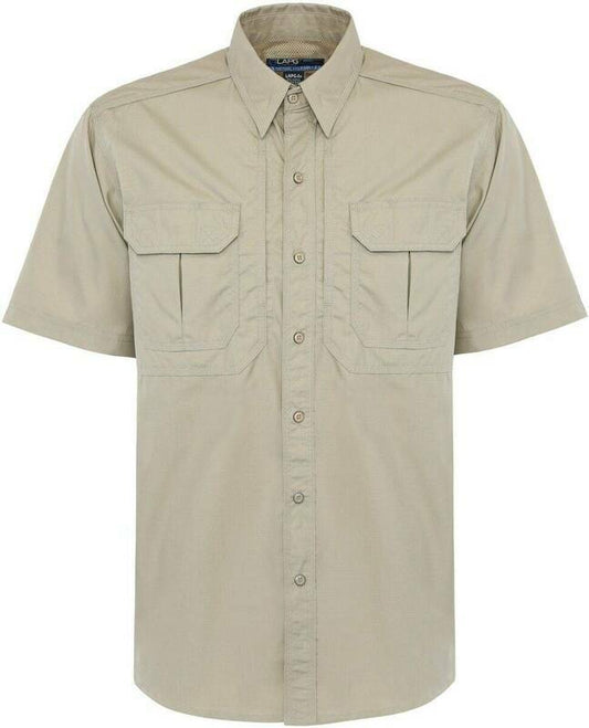 LAPG Men's Short Sleeve Button Up Tactical Field Shirt 2.0