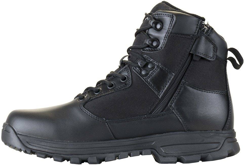 LAPG Men's Sector 6" Black Side-Zip Duty Boot