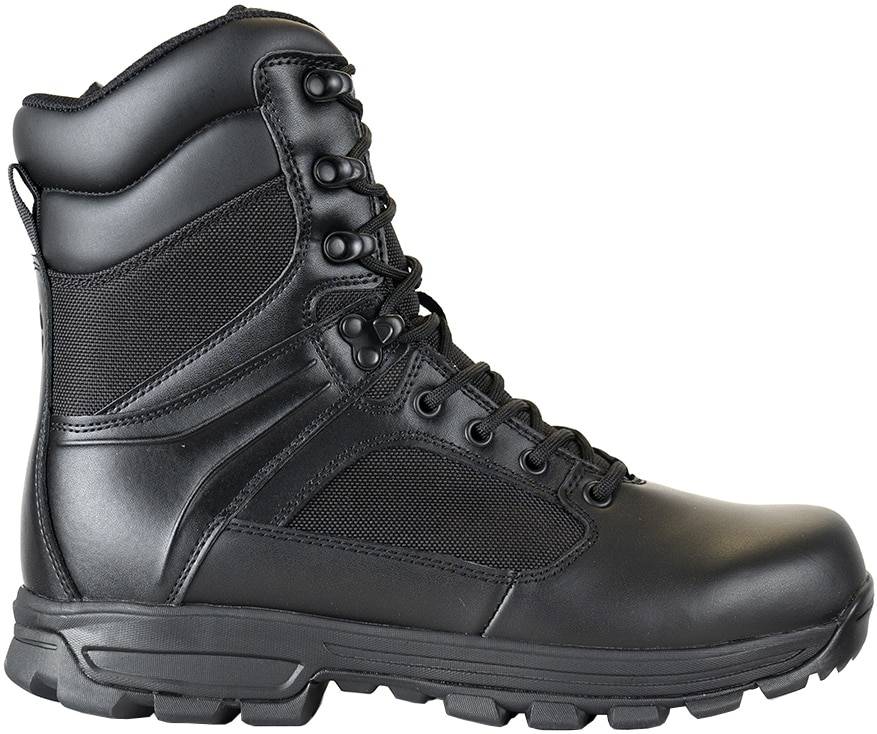LAPG Men's Sector 8" Black Side-Zip Duty Boot