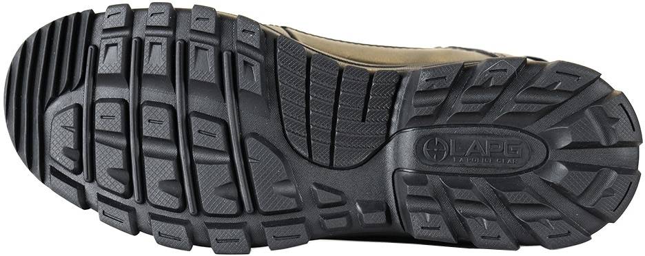LAPG Men's Sector 8" Black Side-Zip Duty Boot