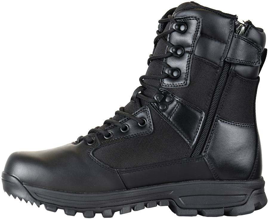 LAPG Men's Sector 8" Black Side-Zip Duty Boot